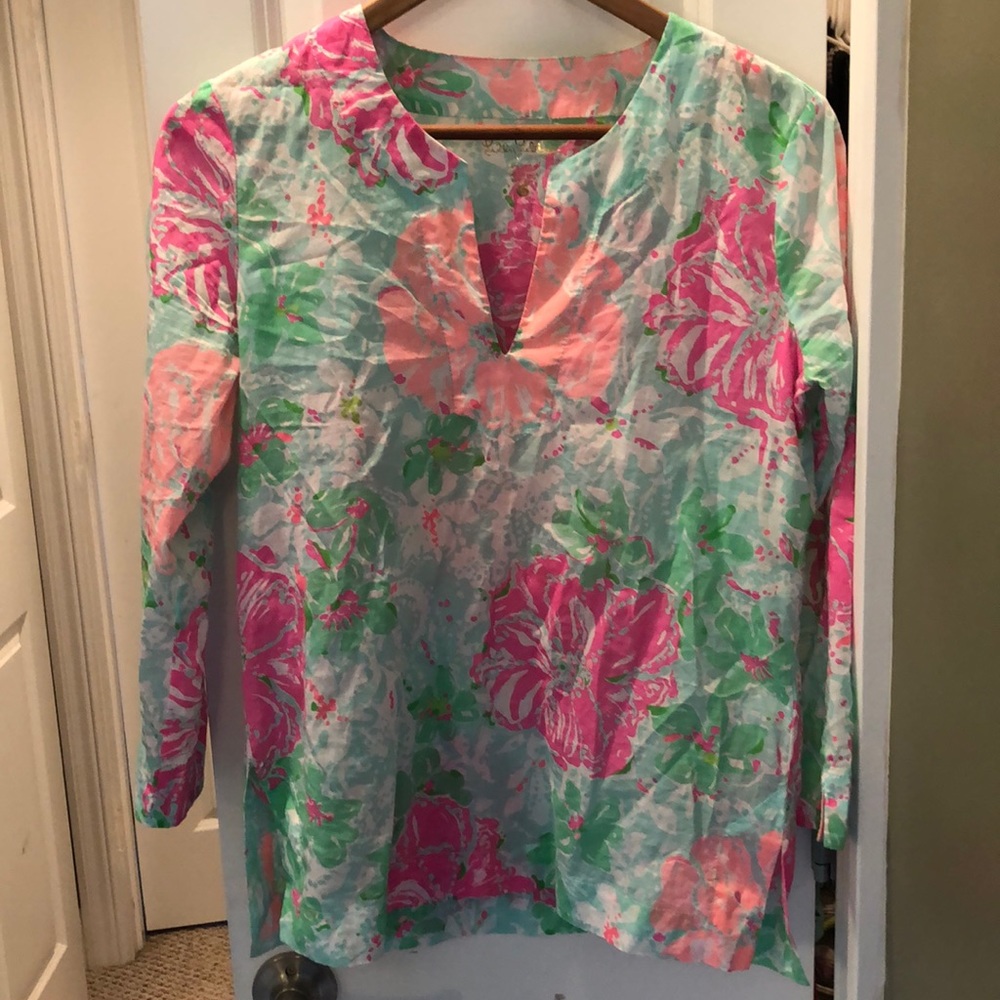 GUC Lilly Pulitzer Small cotton tunic